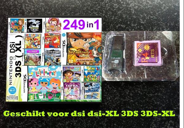 249GAMES in1 Nintendo Lite Dsi 3DS ( XL ) R4 kaart