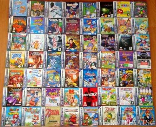 Op MarioDS, nl: 512 Originele GBA spellen